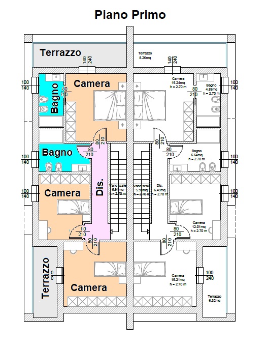 Immagine 11 di Casa bifamiliare in vendita  in Via Acquapendente a Albignasego