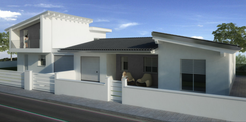 Immagine 1 di Casa bifamiliare in vendita  in via einaudi a Curtatone