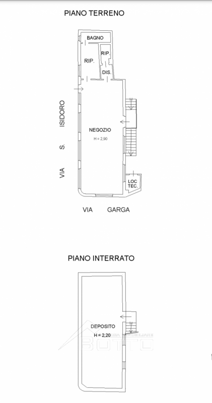 Immagine 6 di Negozio in vendita  in Via sant Isidoro 3 a Cesara