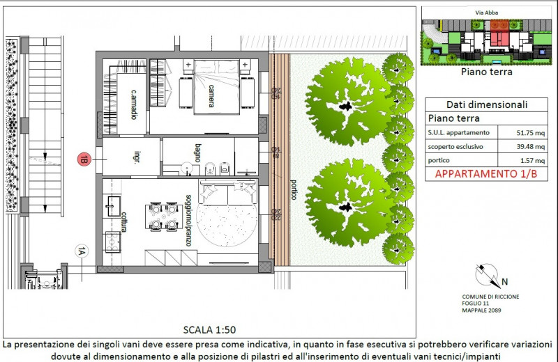 Immagine 10 di Appartamento in vendita  in Viale Abba a Riccione
