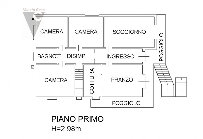 Immagine 22 di Casa indipendente in vendita  a Ponte San Nicolò