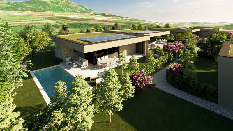 Immagine 2 di Villa in vendita  in Marciaga a Costermano sul Garda