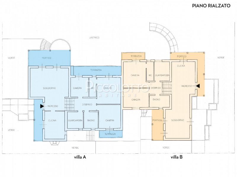 Immagine 36 di Villa in vendita  in via Meucci a Salzano