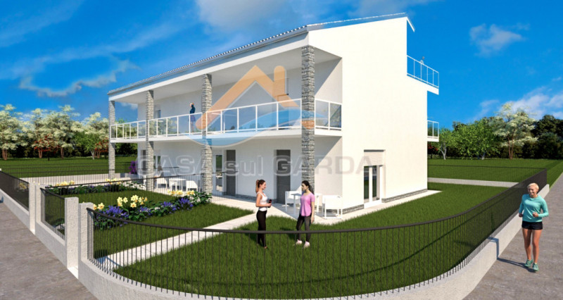 Immagine 2 di Villetta a schiera in vendita  in Via Sposetti a Desenzano Del Garda