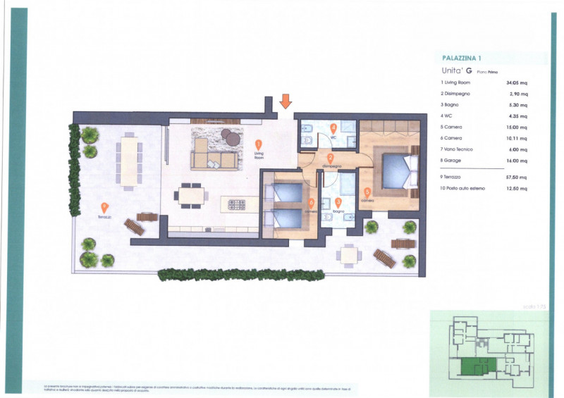 Immagine 10 di Appartamento in vendita  in via Capriccio a Vigonza