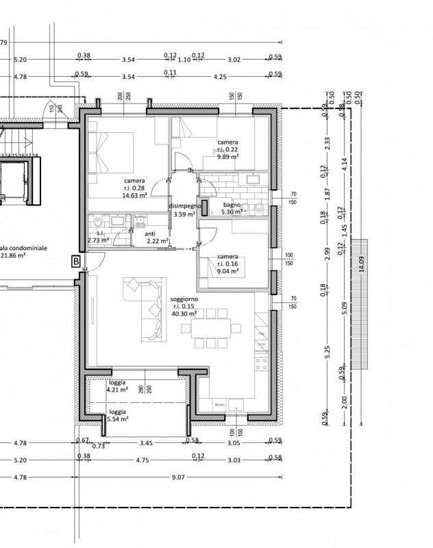 Immagine 55 di Appartamento in vendita  in Via Santa Maria in Colle 46 a Montebelluna