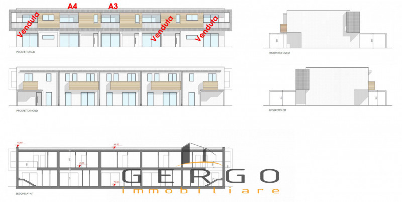 Immagine 21 di Villetta a schiera in vendita  in Via Maria Teresa a Resana