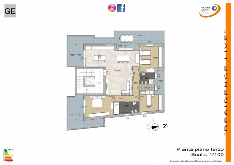 Immagine 19 di Attico in vendita  in via Gasparoni a Vicenza