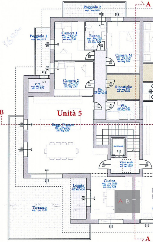 Immagine 2 di Appartamento in vendita  a Massanzago