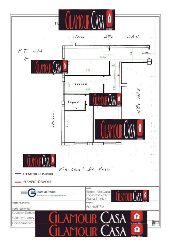 Immagine 18 di Appartamento in vendita  in Via Casal De Pazzi a Roma