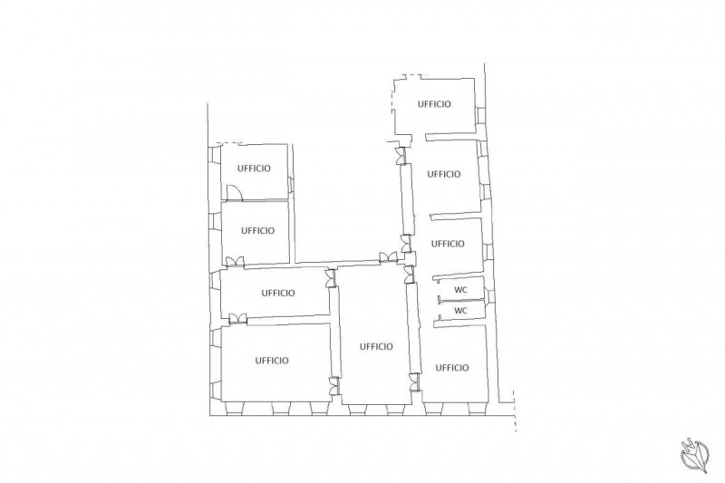 Immagine 14 di Ufficio in vendita  in Via Cairoli n.38/Via del Campo, N. snc a Foligno