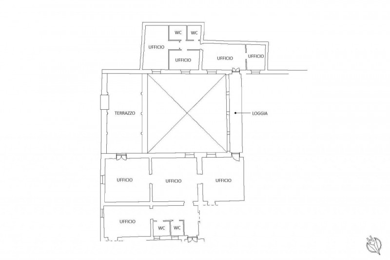 Immagine 14 di Ufficio in vendita  in Via Cairoli n.38/Via del Campo, N. snc a Foligno