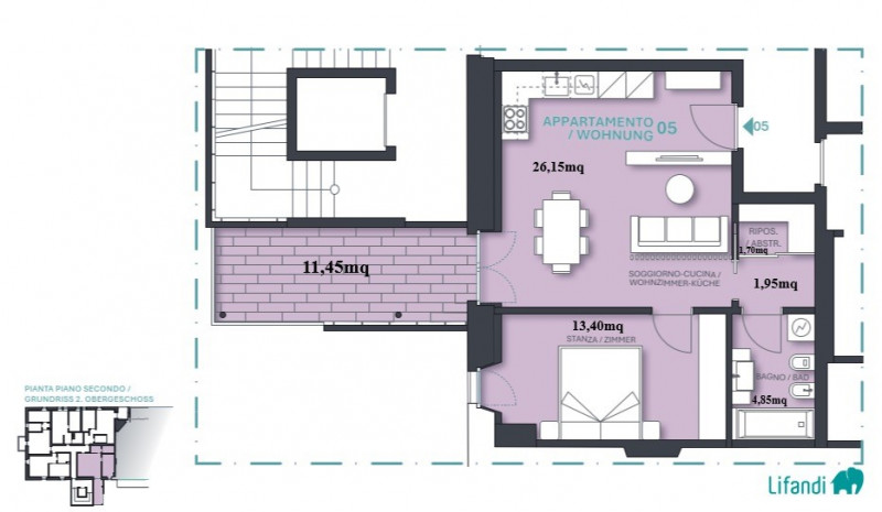 Immagine 8 di Appartamento in vendita  a Egna .Neumarkt.