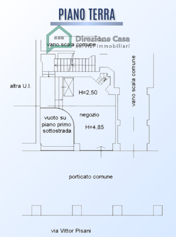 Immagine 8 di Negozio in vendita  in VIA VITTOR PISANI a Milano