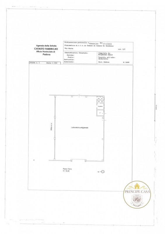 Immagine 13 di Capannone industriale in vendita  in Via Correr a Casale Di Scodosia
