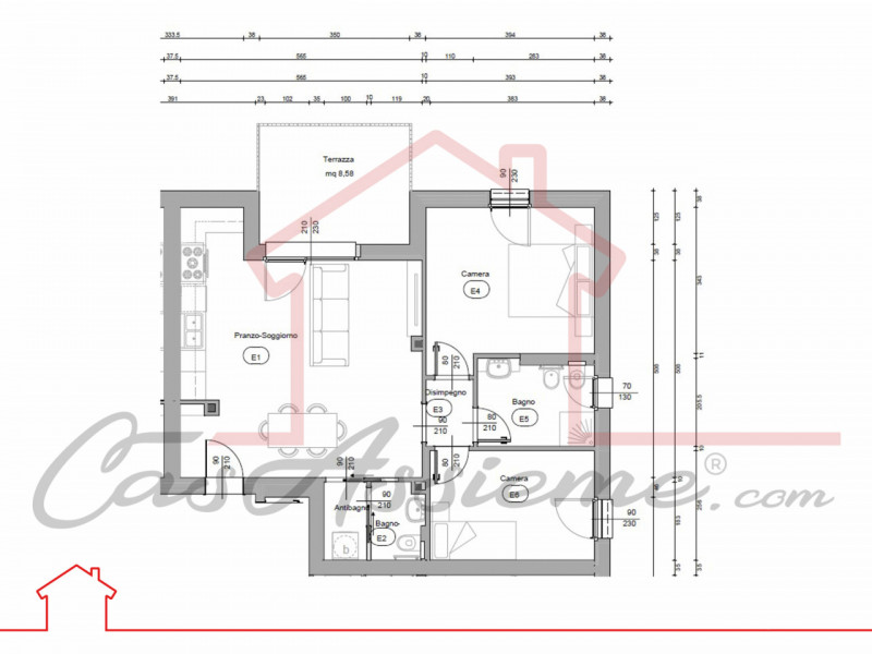 Immagine 10 di Appartamento in vendita  a Rossano Veneto