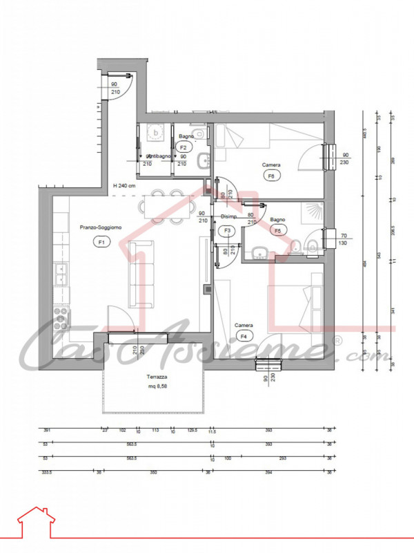 Immagine 11 di Appartamento in vendita  a Rossano Veneto