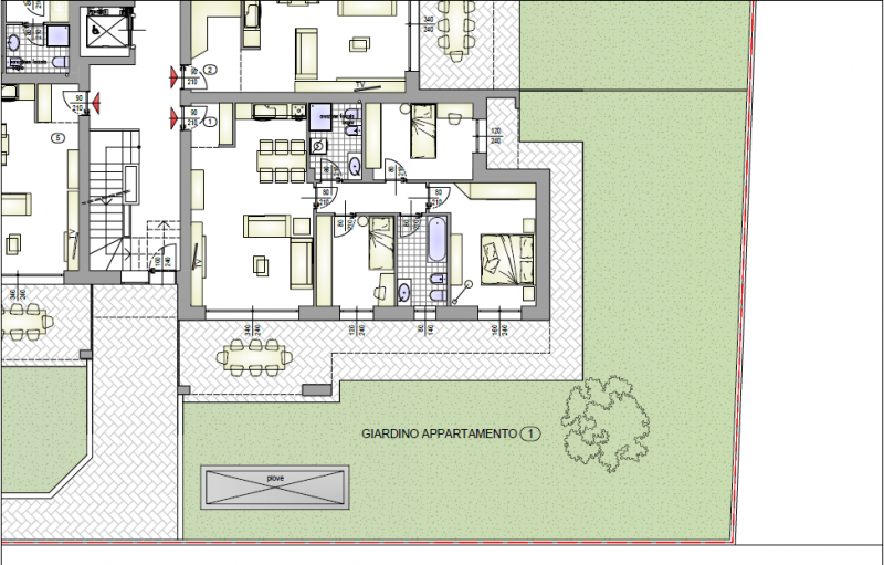 Immagine 4 di Appartamento in vendita  in Via Diaz a Albiate