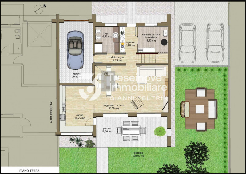 Immagine 31 di Casa bifamiliare in vendita  in Via Pirandello a Carbonera