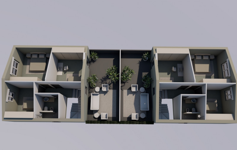 Immagine 6 di Villetta a schiera in vendita  in Via Magenta a Vigasio