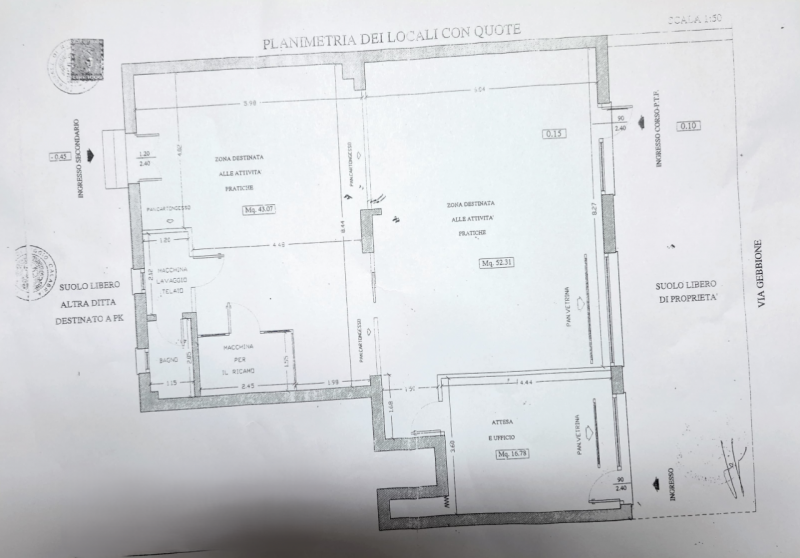 Immagine 10 di Negozio in vendita  in via gebbione a Reggio Di Calabria