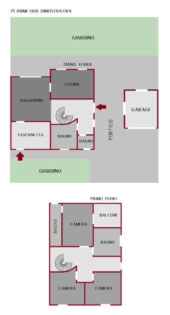 Immagine 44 di Villetta a schiera in vendita  in via pasolini a San Giorgio Di Piano