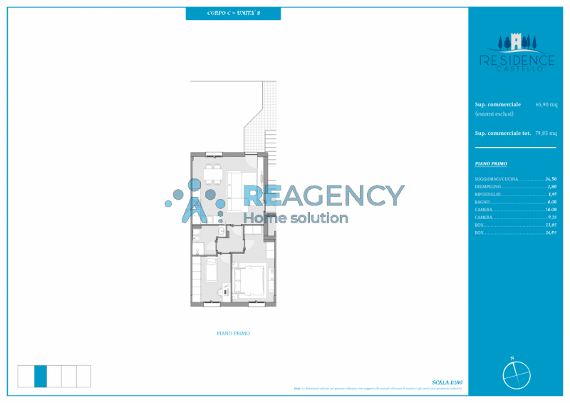 Immagine 19 di Appartamento in vendita  in Via del Castello a Signa