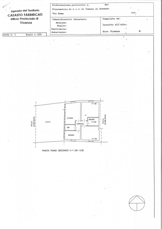Immagine 2 di Appartamento in vendita  in Via Roma a Sossano