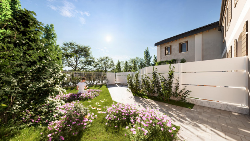 Immagine 1 di Villetta a schiera in vendita  in VIA BOCCACCIO a Padova