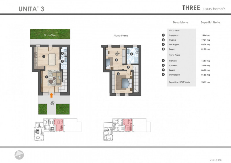 Immagine 16 di Villetta a schiera in vendita  in VIA BOCCACCIO a Padova