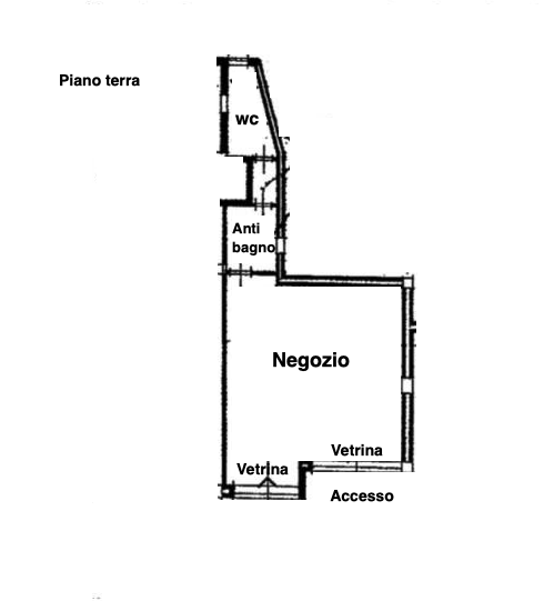 Immagine 23 di Negozio in vendita  in via antonio serra a Roma