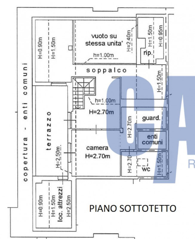 Immagine 15 di Ufficio in vendita  in VIA DONIZETTI GAETANO a Monza