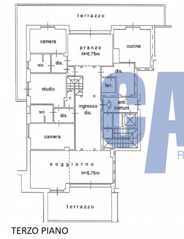 Immagine 16 di Ufficio in vendita  in VIA DONIZETTI GAETANO a Monza