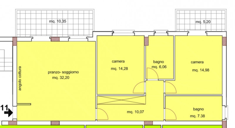 Immagine 5 di Appartamento in vendita  a Magione