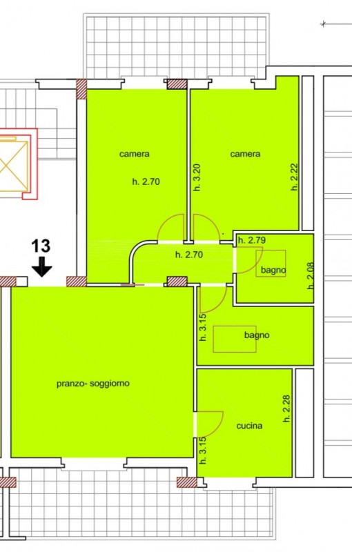 Immagine 5 di Appartamento in vendita  a Magione