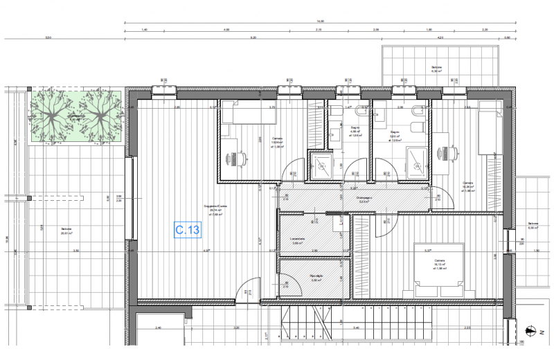 Immagine 22 di Appartamento in vendita  in Via del Porto a Aldeno