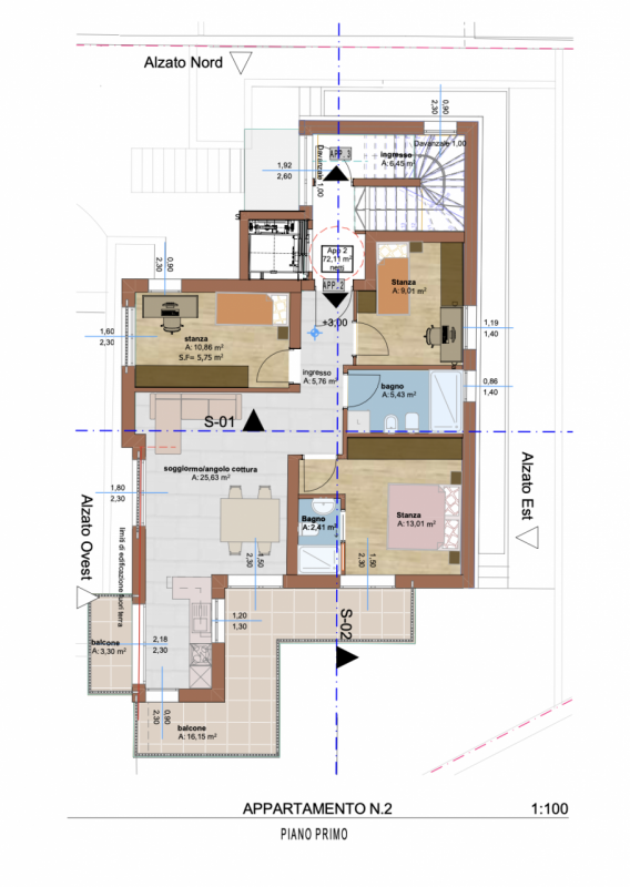 Immagine 5 di Appartamento in vendita  in Via Brennero - Brennerstraße a Laives .Leifers.