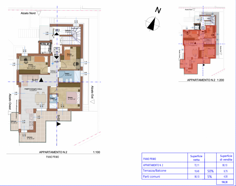 Immagine 6 di Appartamento in vendita  in Via Brennero - Brennerstraße a Laives .Leifers.