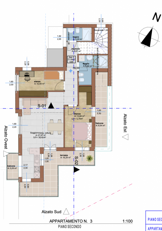 Immagine 7 di Appartamento in vendita  in Via Brennero - Brennerstraße a Laives .Leifers.