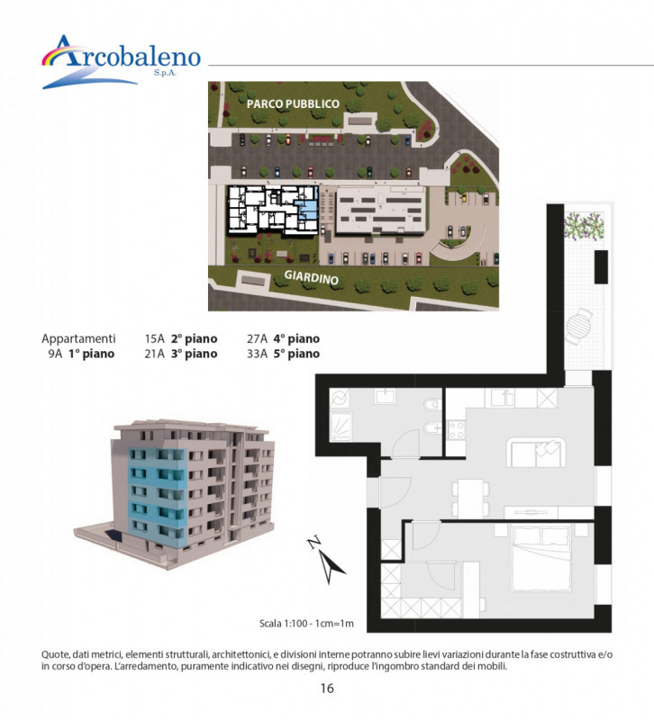 Immagine 10 di Appartamento in vendita  in Via Umberto Terracini a Bologna