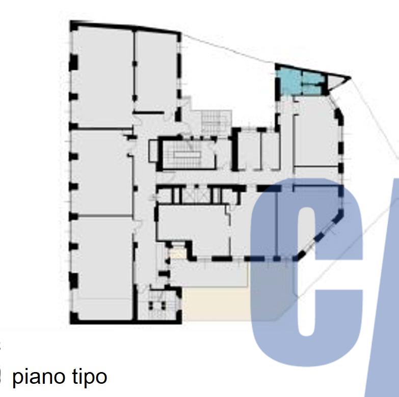Immagine 3 di Ufficio in affitto  in PIAZZA MEDA FILIPPO a Milano