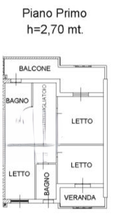 Immagine 5 di Villetta a schiera in vendita  in Via Vittorio de Sica 13 A a Cagliari