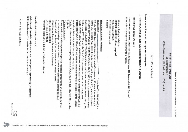 Immagine 3 di Appartamento in vendita  in Via Cassarogna, 163/165, 15011 Acqui Terme AL, Italia a Acqui Terme