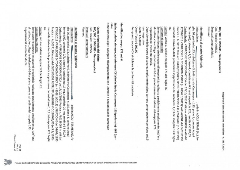 Immagine 4 di Appartamento in vendita  in Via Cassarogna, 163/165, 15011 Acqui Terme AL, Italia a Acqui Terme