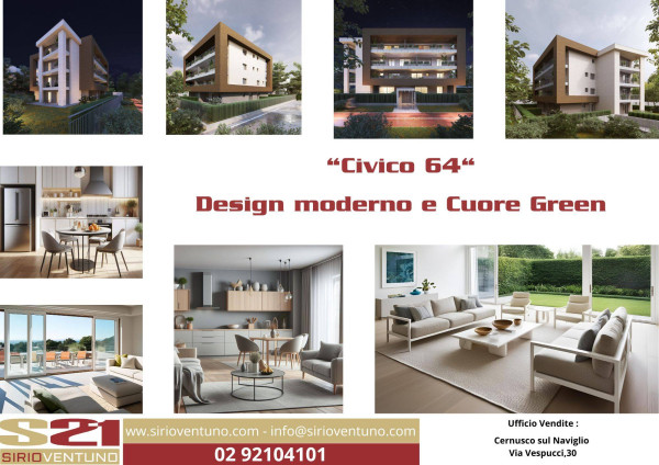 Immagine 4 di Appartamento in vendita  in Via Giuseppe Verdi 64 a Cernusco Sul Naviglio
