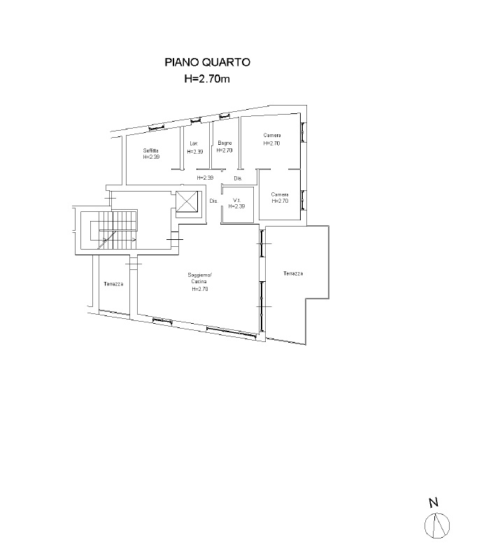 Immagine 28 di Attico in vendita  in Strada Budellungo a Parma