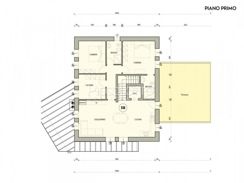 Immagine 11 di Appartamento in vendita  in Via Cannaregio a Castelcucco