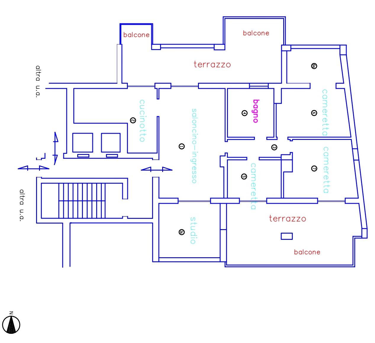 Immagine 73 di Attico in vendita  in Via Vincenzo Li Muli 102 a Palermo