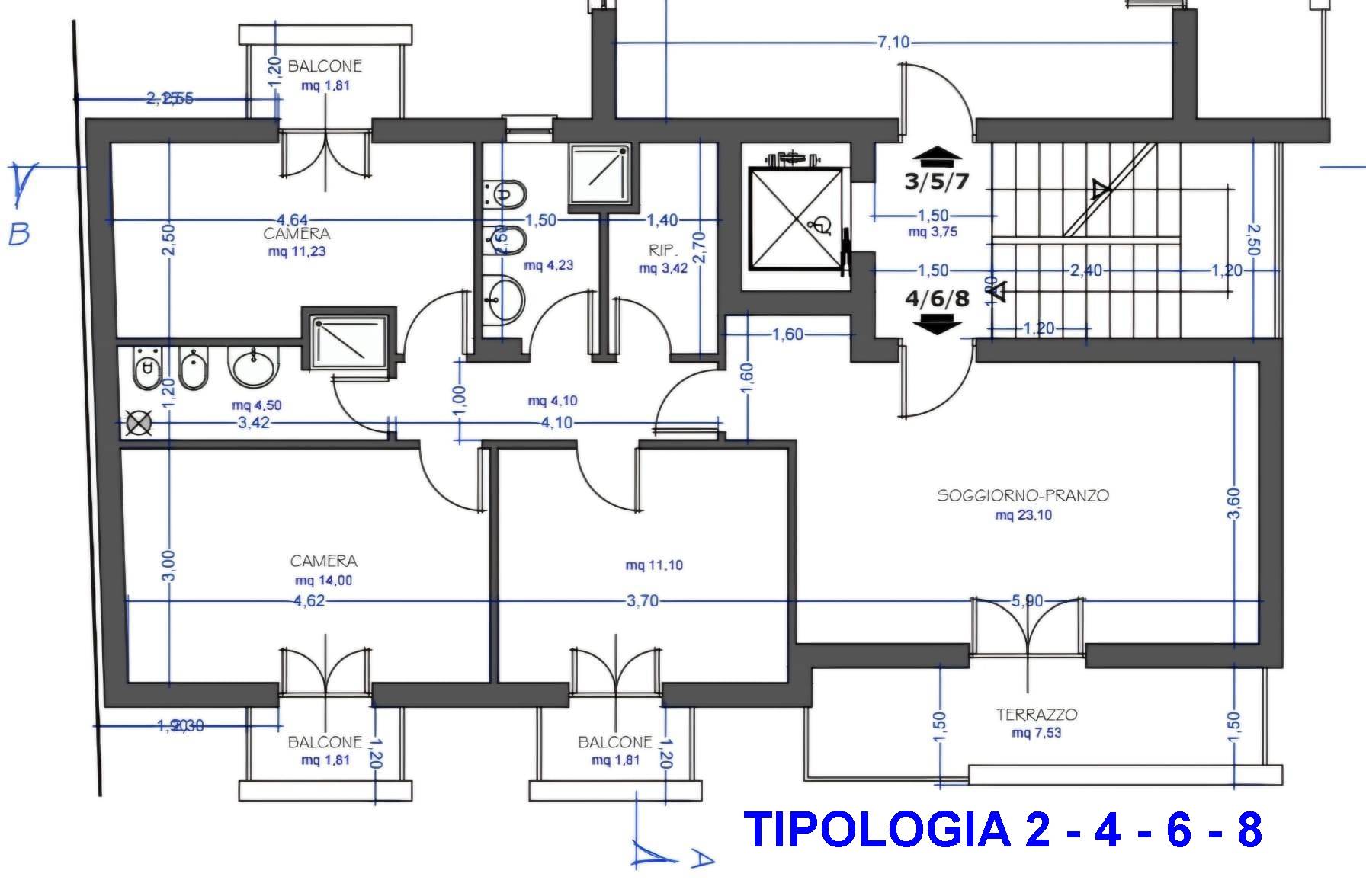 Immagine 34 di Appartamento in vendita  in Via Beniamino Gigli 12 a Palermo