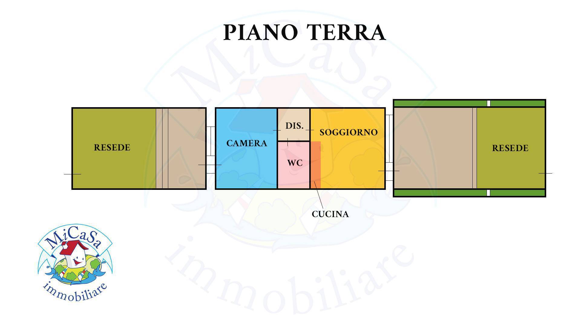 Immagine 29 di Villetta a schiera in vendita  in Viale Del Tirreno 82 a Pisa